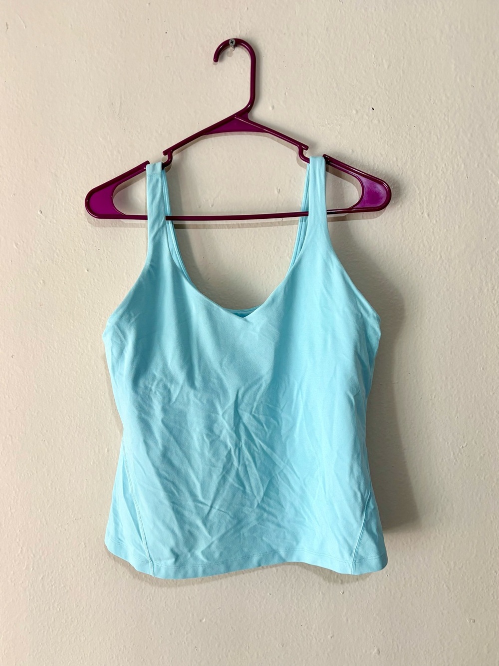 Lululemon Align Tank Top Size 12 A/B Cup Icing Blue